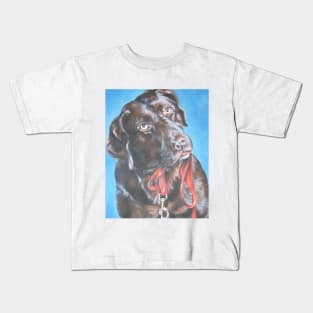 Labrador Retriever Fine Art Painting Kids T-Shirt